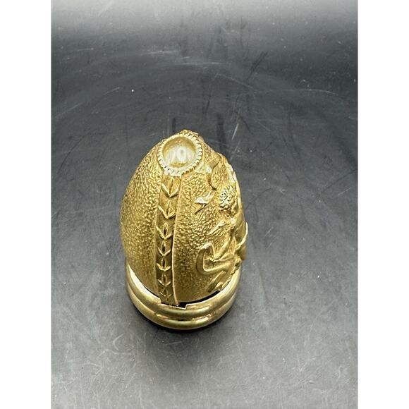 French ROCOCO Style Egg By The Franklin Mint Collector’s Treasury of Eggs 1990 - Picture 6 of 7